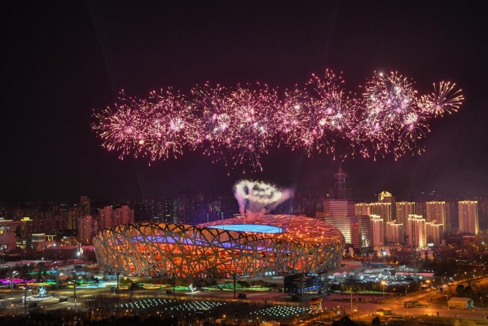3月4日晚，北京2022年冬残奥会开幕式在北京国家体育场举行。新华社记者孙瑞博摄